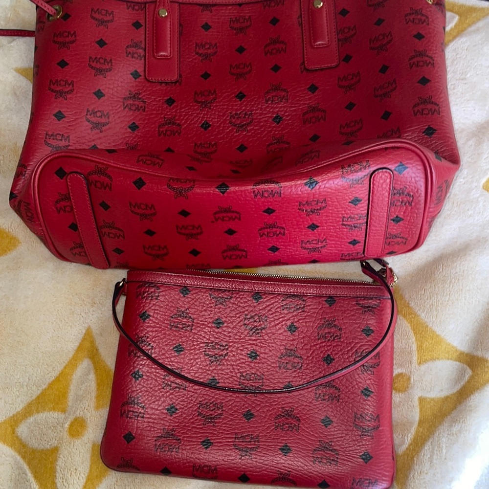 McM Liz reversible tote MM
